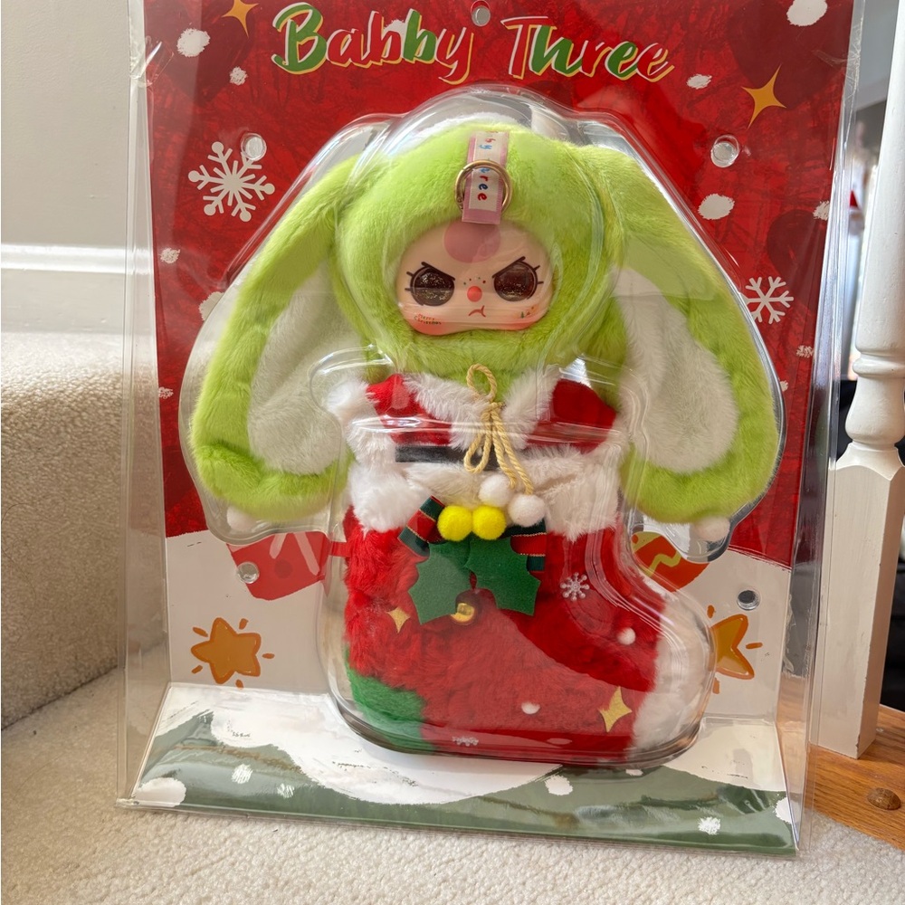 Baby Three 400% Limited Edition Christmas Stocking Plush